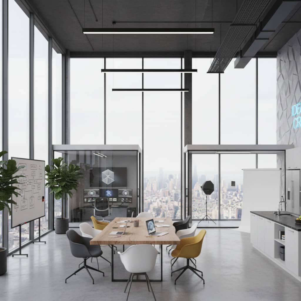 Dynamic creative studio space