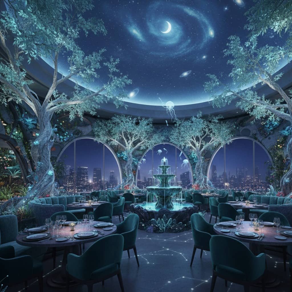 Immersive themed restaurant