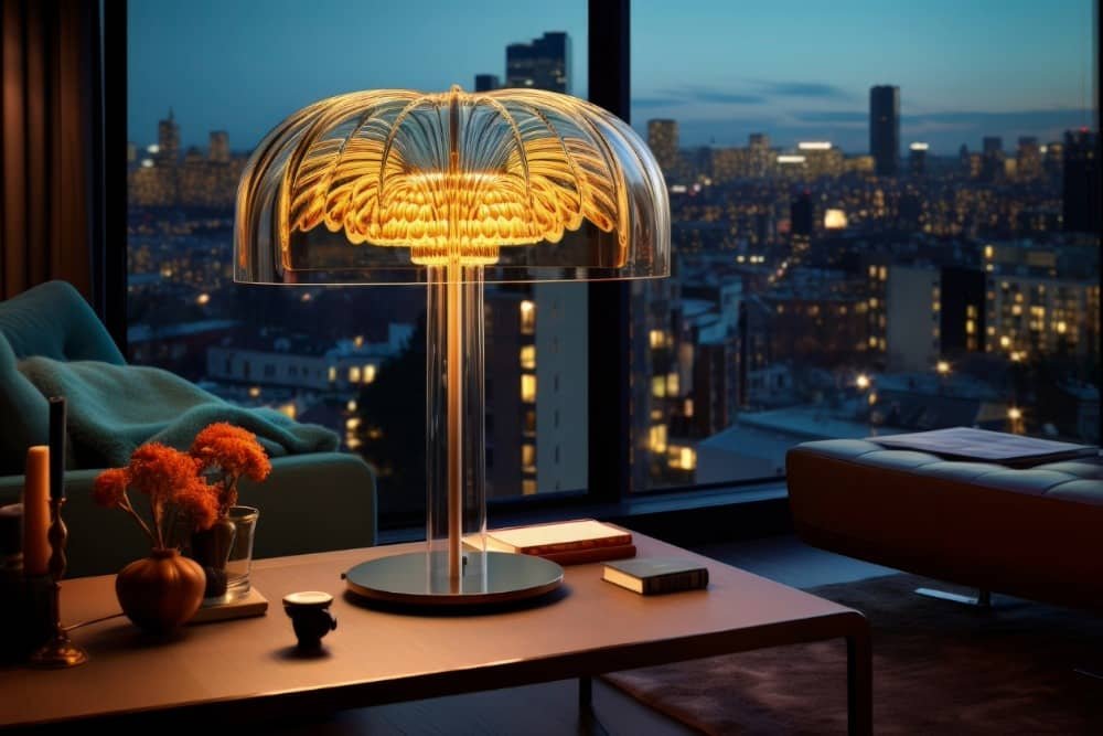 Modern interior with sophisticated ambient lighting