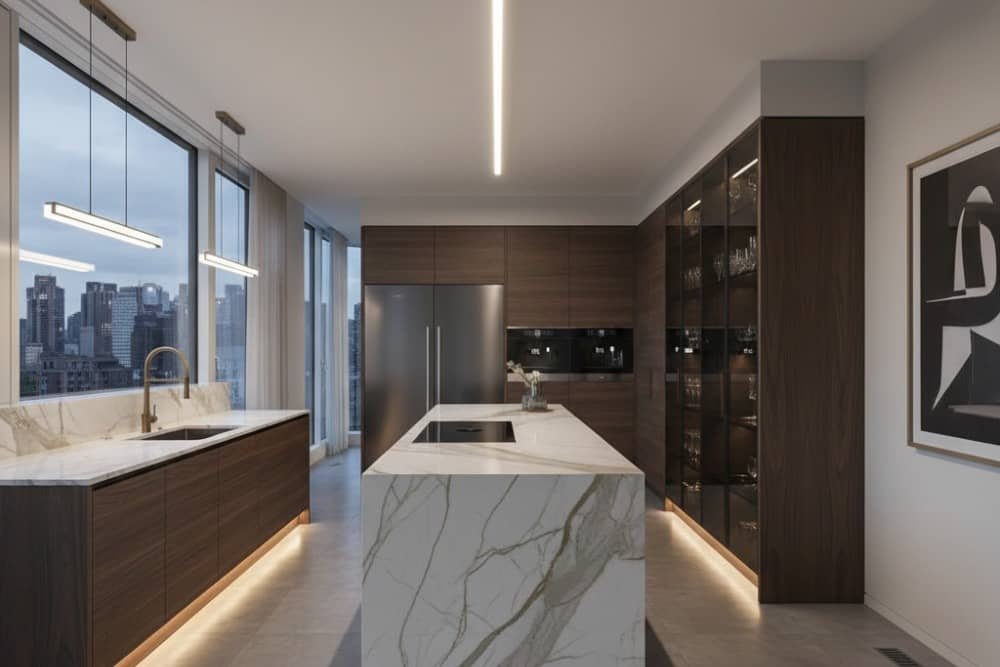 Renovated modern kitchen