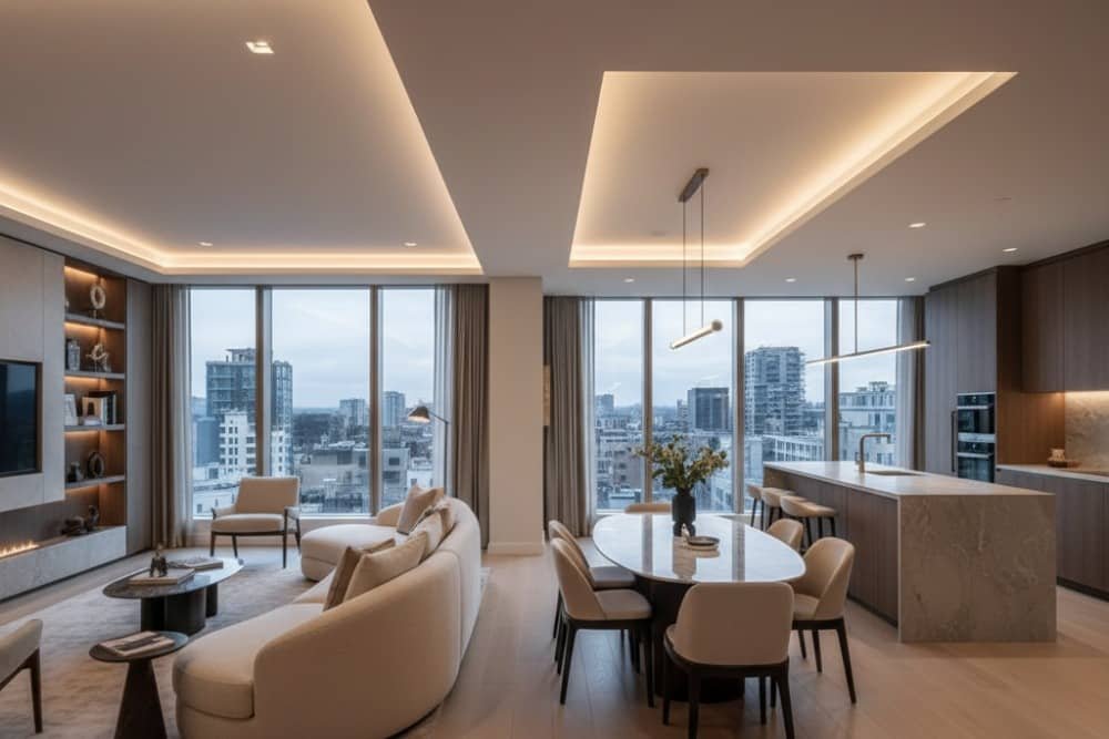 Spacious and well-planned bedroom layout