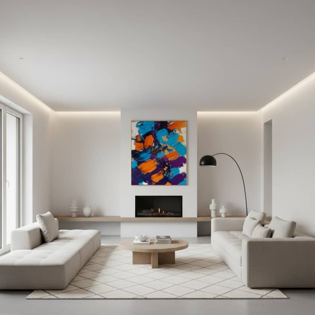 Contemporary and Minimalist Living Room