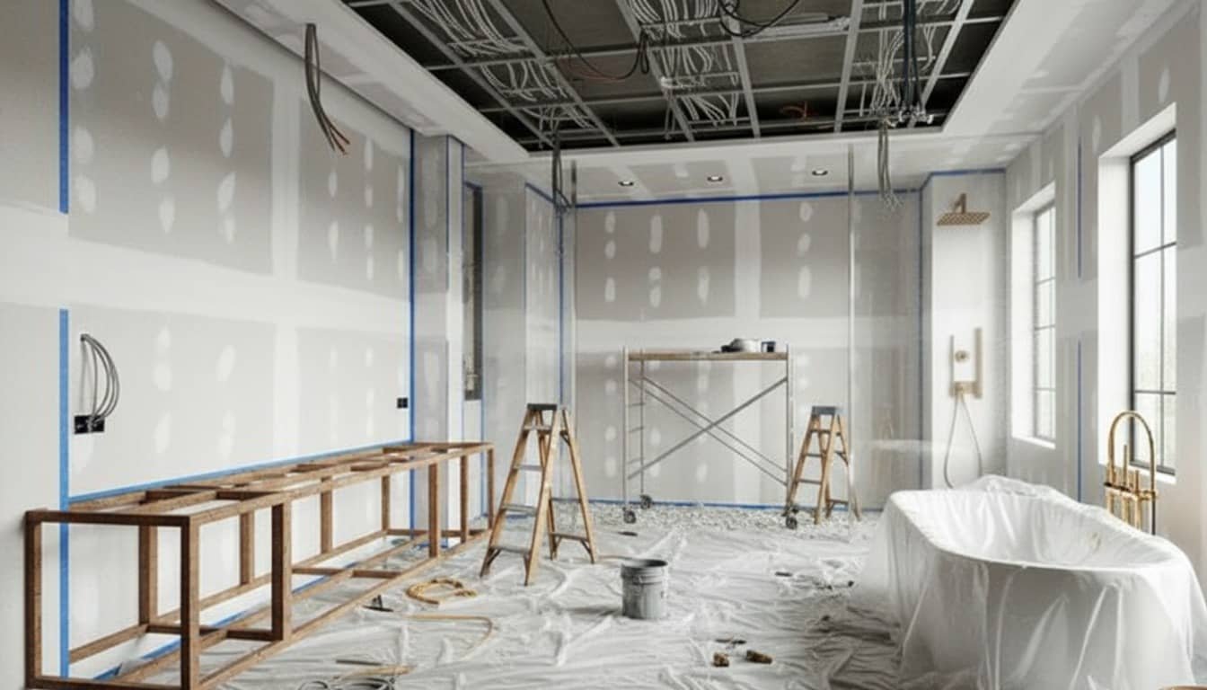 Living room before design transformation