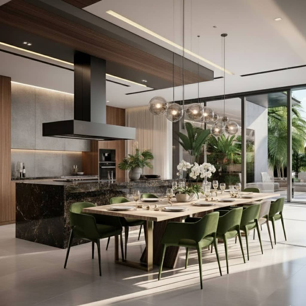 Stylish Apartment Dining Corner