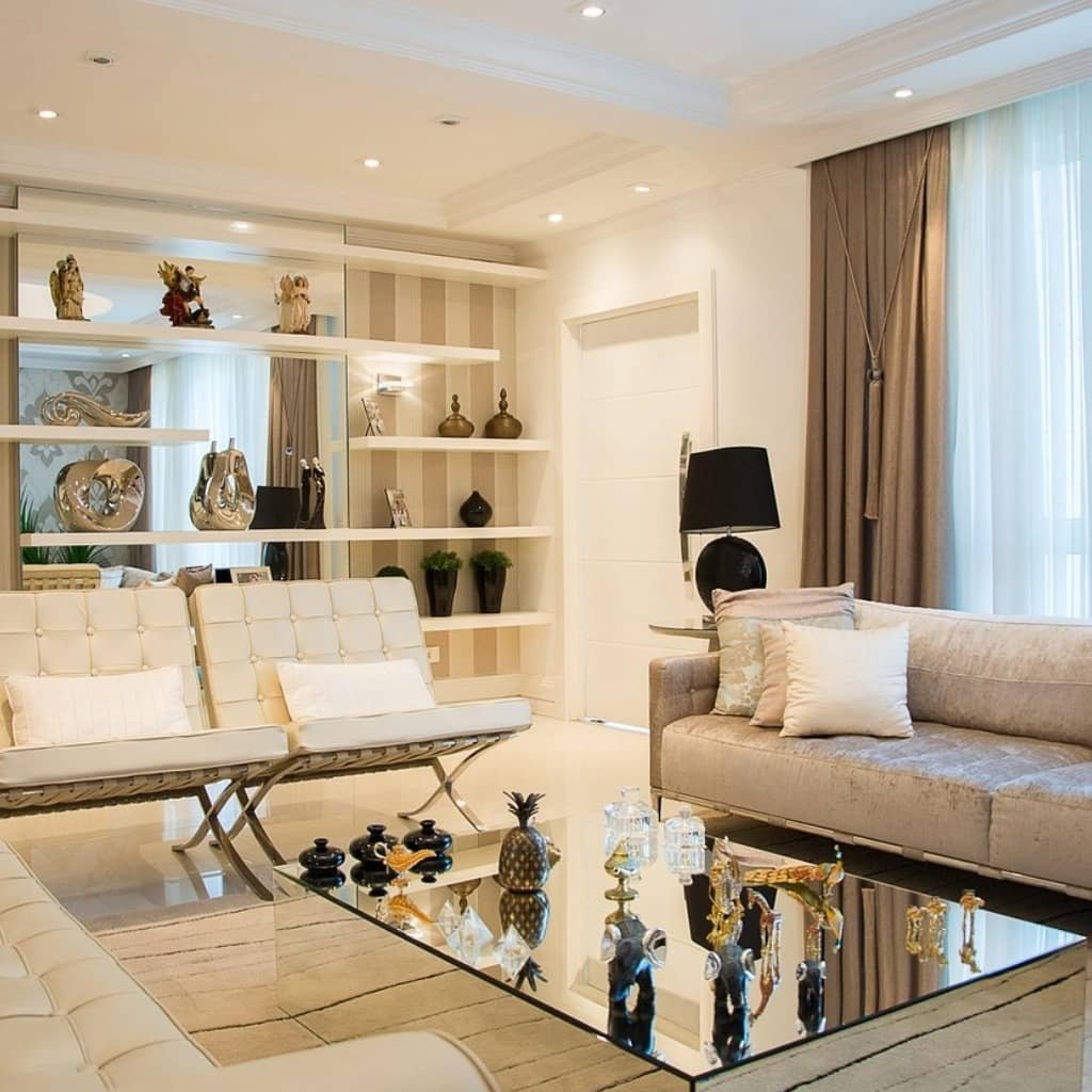 Ready-to-move-in luxury villa living room