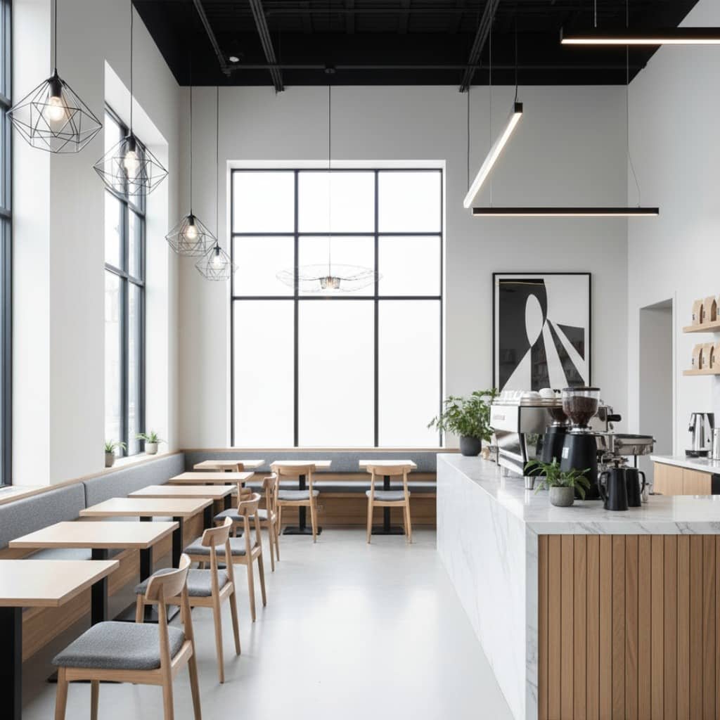 Stylish boutique ready for opening