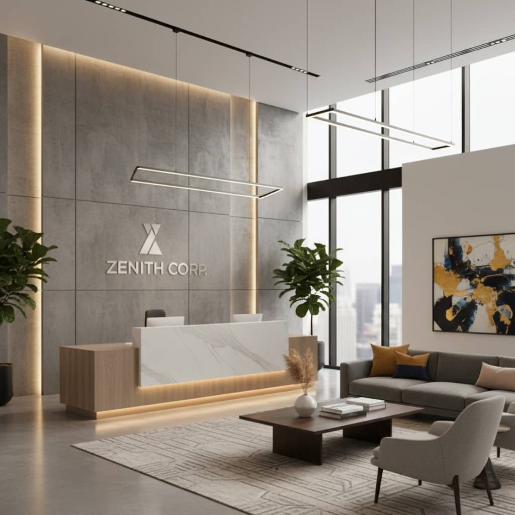 A refined and modern living space