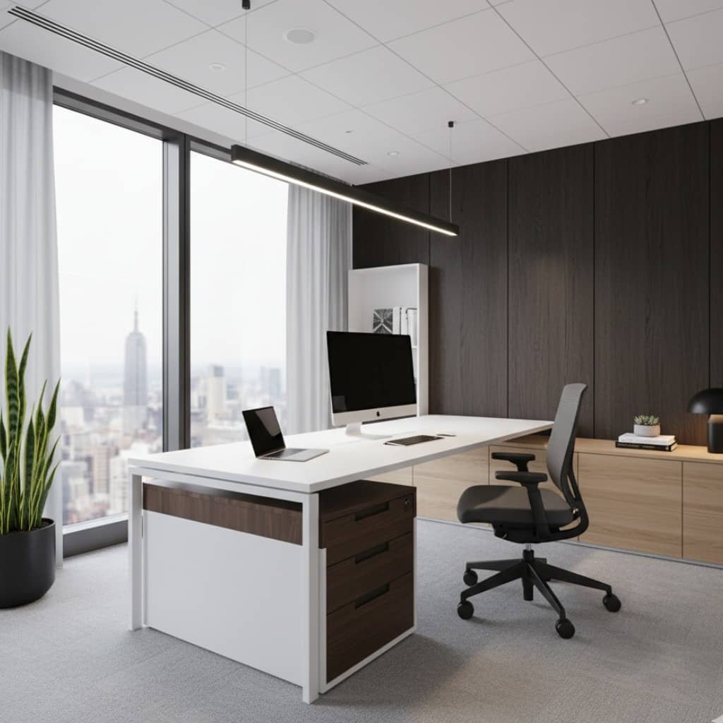 A refined and modern living space