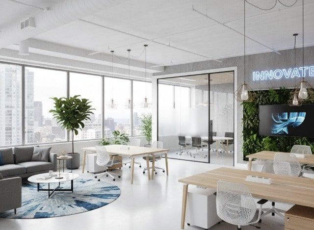 Interior design consultation in progress